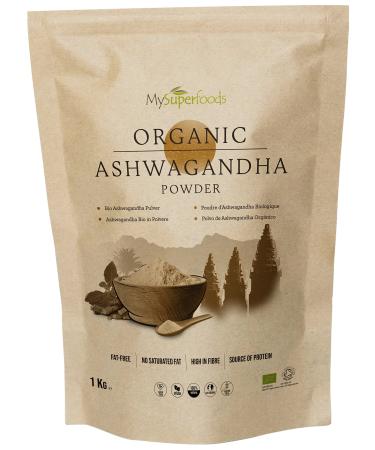 MySuperfoods Organic Ashwagandha Powder 1kg Rich Source of Vitamin B6 & B12 1 kg (Pack of 1) - Buy Online on GoSupps.com