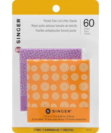 Buy SINGER 00 Lint Lifter Sheets - 30 Sheets per Book 2 Books per Pack Multicolor | International Shipping Available - Buy Online on GoSupps.com