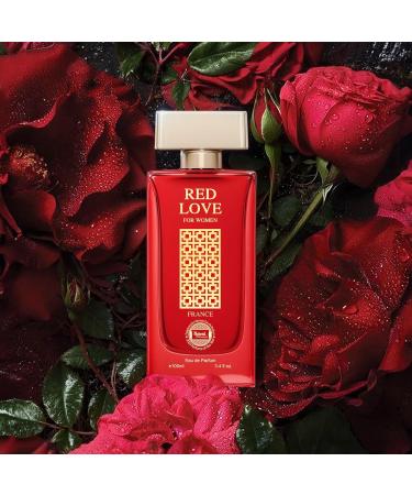Hybrid & Company Women Red Love Eau De Parfum Natural Spray Vaporisateur 3.4 Fl Oz RED LOVE 3.4 Fl Oz (Pack of 1) - Buy Online on GoSupps.com