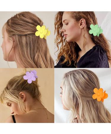 15 PCS Small Flower Hair Claw Clips for Women Girls - 1.49 Inch Jaw Clips in 15 Colors - Nonslip Strong Hold Hair Accessories - Buy Online on GoSupps.com