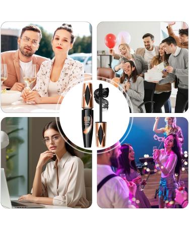  Whnbuij Waterproof mascara makeup mascara for women smudge-resistant waterproof mascara | Makeup mascara for volume length and natural-looking lashes - Buy Online on GoSupps.com