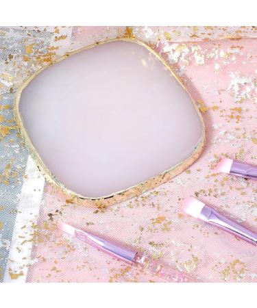  APLZGMG Resin nail polish mixing palette - Gold rim - Nail polish color mixing palette - DIY display board for gel nail makeup - Palette (square) - Buy Online on GoSupps.com