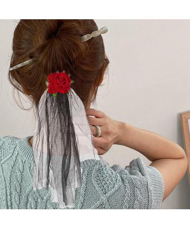 Gothic Flower Headpiece | Skeleton Hand Bone Claw Punk Headdress Skeleton Hand Hairpins Headband Women Masquerade Hairpin For Cosplay Issue Card - Buy Online on GoSupps.com