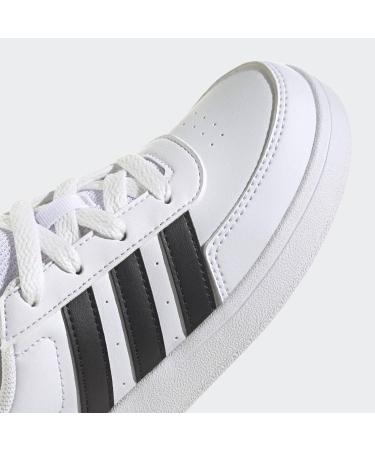 Adidas Unisex Kids Breaknet Lifestyle Court Lace Shoes - Ftwr White/Core Black | International Shipping Available - Buy Online on GoSupps.com