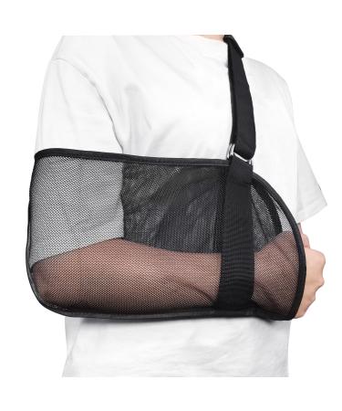 Qancekoo Mesh Arm Aling Adjustable Lightweight Breathable Shoulder Sling Right/Left Shoulder Immobilizer for Men and Women Stabilizer Wrist Elbow