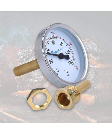 Buy Lantelme Stainless Steel Smoking Thermometer - 120 C Analog for Fish & Meat | International Shipping Available - Buy Online on GoSupps.com