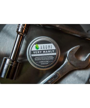 Fresh Woodsy Solid Cologne for Men | 1.0 oz Aromi 5 (Very Manly) | Vegan & Cruelty-Free | Portable & Travel-Friendly | Stocking Stuffer - Buy Online on GoSupps.com