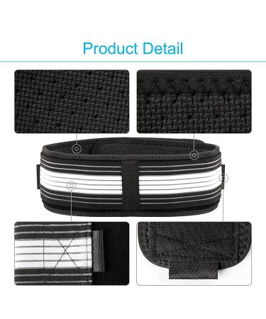 REAQER Sacroiliac SI Hip Belt - Pain Relief Support Brace for Sciatica, Lower Back, and Pelvic Pain - Stabilizing Compression for Men and Women - Buy Online on GoSupps.com