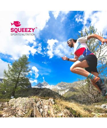 Squeezy Energy Gel Box (Raspberry) - 12 Pack | Fast Energy for Running Cycling & Marathons - Buy Online on GoSupps.com