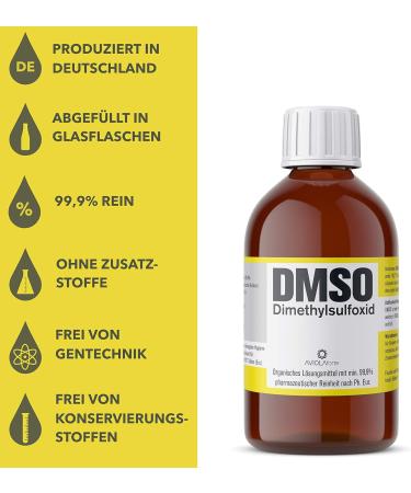Buy Aviolaforte DMSO | 99.9% Pharmaceutical Purity Dimethylsulfoxide | German Braunglas Bottle | 100ml 250ml & 500ml Options - Buy Online on GoSupps.com