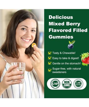 Oil of Oregano with Black Seed Oil Filled Gummies - 2 Months Supply - , Aceite De Oregano Capsulas Organic Alternative, Carvacrol & Thymoquinone with Vitamin E, C, D3, Zinc, Liposomal Form, Sugar Free 60 Count (Pack of 1) - Buy Online on GoSupps.com