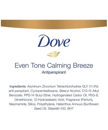 Dove Even Tone Antiperspirant Calming Breeze Deodorant for Women 2.6 oz - Buy Online on GoSupps.com