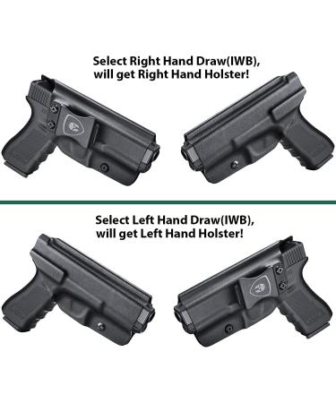 Kydex Glock 19 Holster - Concealed Carry for Glock 17, 19X, 26, 44, 45 & more | Adjustable Cant & Retention | Right Hand Draw - Buy Online on GoSupps.com