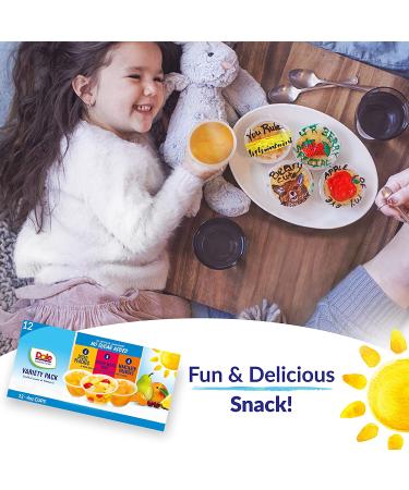Buy Dole Fruit Bowls Variety Pack - Peaches, Mandarins & Cherries | No Sugar Added, Gluten Free - 12 Cups - Buy Online on GoSupps.com