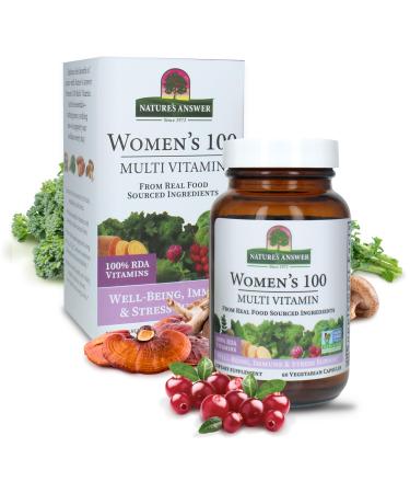 Nature's Answer Women's 100, Multivitamin, 60 Vegetarian Capsules