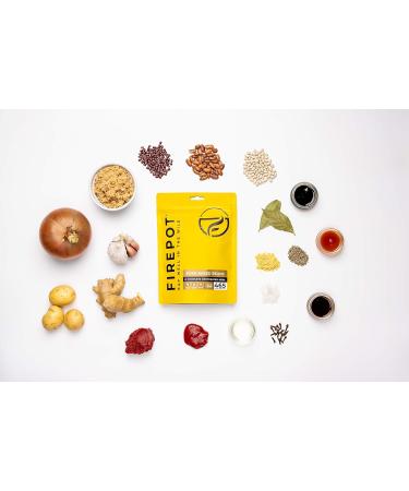 FIREPOT Posh Baked Beans - Healthy VEGAN Dehydrated Expedition Food (Regular) - Buy Online on GoSupps.com