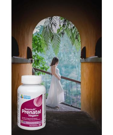 Platinum Naturals Prenatal Easymulti 60 Vegan Liquid Capsules Comprehensive Prenatal Support with Omega 3 Iron Folate & Full B-Vitamin Complex for Expecting Mothers - DHA & EPA-Enriched 1 count (Pack of 60) - Buy Online on GoSupps.com