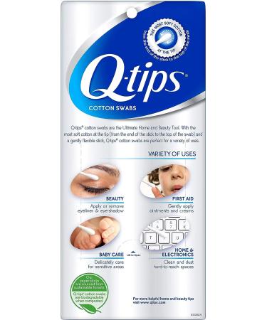 Q-tips Cotton Swabs 100% Cotton 750 Count - Hygiene & Beauty Care - Buy Online on GoSupps.com