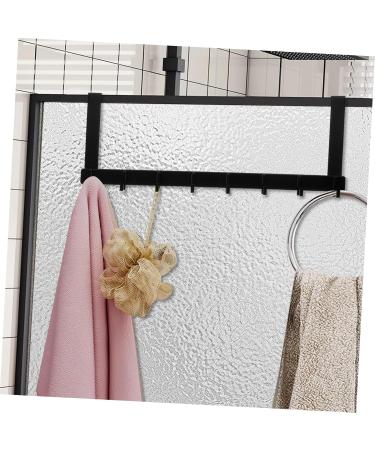 PRETYZOOM Aluminum Bedroom Back Hooks Rack with Coat Hanging Hangers Bags Bathroom Door Hats Overdoor Metal - Buy Online on GoSupps.com