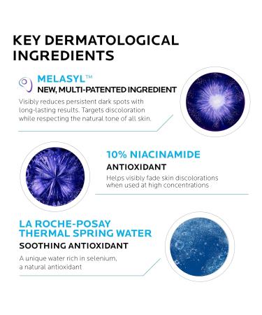 La Roche-Posay Mela B3 Serum  Dark Spot Corrector With Anti-Aging Melasyl + 10% Niacinamide  Discoloration Correcting Serum for Sun Spots  Age Spots & Post-Acne Marks  Long-Lasting Results  30ML - Buy Online on GoSupps.com