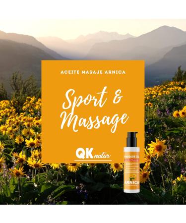 Arnica Massage Oil with Marigold & Hamamelis - 100ml for Muscle Regeneration & Relaxation - International Shipping Available - Buy Online on GoSupps.com
