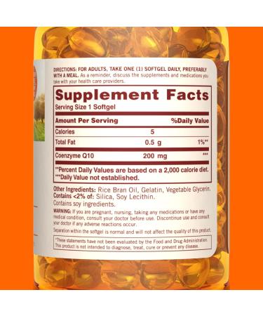 Buy Sundown CoQ10 200mg Softgels - Supports Heart Health & Energy | 40 Count - International Shipping Available - Buy Online on GoSupps.com
