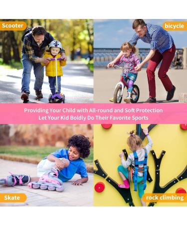 Kids/Youth Roller Skates Protective Gear Set - Yellow/Grey - Medium Size - Buy Online on GoSupps.com