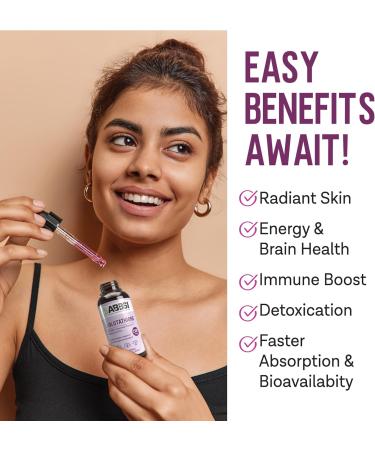 Liposomal Glutathione Liquid 2000MG with NAD & Elderberry - Immune Support Antioxidant - Non-GMO Vegan Gluten-Free - 2 fl oz - Buy Online on GoSupps.com