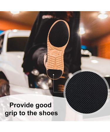 16-Piece Non-Skid Self-Adhesive Shoe Grips - Black | Anti-Slip Shoe Pads for Noise Reduction & Sole Protection - Buy Online on GoSupps.com