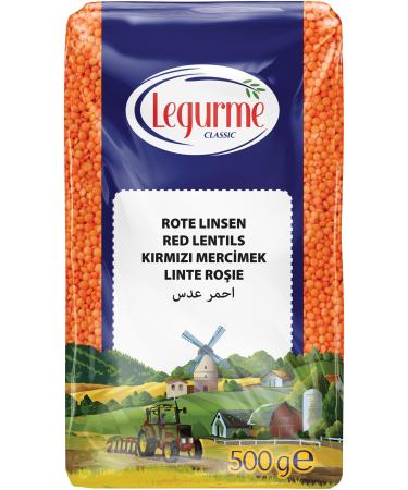 LEGURME Red Lentils (Kirmizi Mercimek) 1 x 500 g