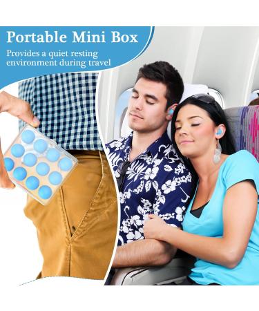 Wanocean Soft Silicone Earplugs - 8 Pairs for Sleep & Noise Reduction Reusable SNR 27 dB - Ultimate Hearing Protection - Buy Online on GoSupps.com