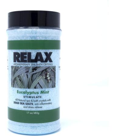 Relax Spa & Bath Dead Sea Salt Bath Soak | 5 Pack Aromatherapy Crystals | Natural Pain & Stress Relief Therapy for Hot Tub | Vitamin Infused Epsom Salts - Buy Online on GoSupps.com
