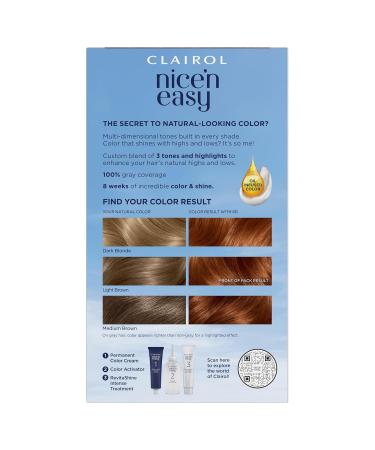 Clairol Nice'n Easy Permanent Hair Dye - Nice'n Easy Permanent Hair Dye - Pack of 3 - 6.26 Fl Oz. - Buy Online on GoSupps.com