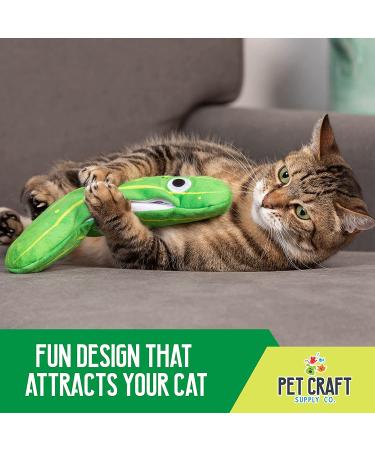 Pet Craft Supply Interactive Electric Flipping Fish Cat Toy with Catnip - Wiggle Pickle - Buy Online on GoSupps.com