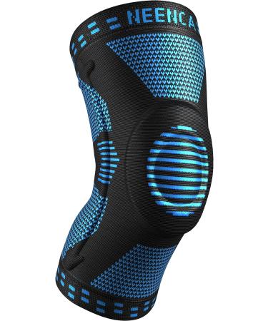 NEENCA XXX-Large Blue Knee Brace with Gel Pad & Stabilizers for Pain Relief & Support - Buy Online on GoSupps.com