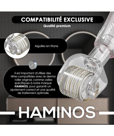 HAMINOS 1mm Head Compatible with Haminos Derma Roller 140 Titanium Needles (1mm Head) - Buy Online on GoSupps.com
