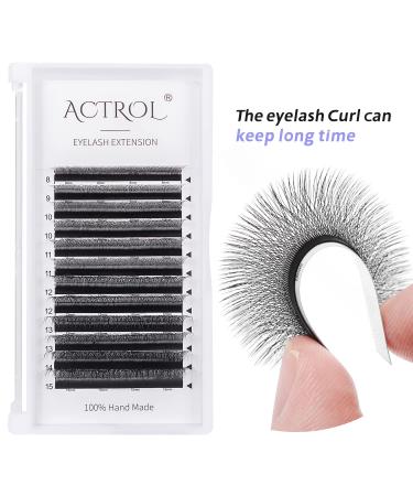 4D Volume Easy Fan W-Shaped Lash Extensions - 0.07D Curl 8-15mm | W4D-0.07D/8-15Mix - Buy Online on GoSupps.com