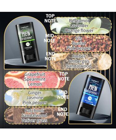 2PCS Men's Deodorant 48-Hour Sweat & Odor Control Deoderant for Men Fresh Scent Mens Body Deodorant Men - Buy Online on GoSupps.com