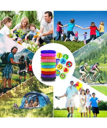 40 Pack DEET-Free Mosquito Repellent Bracelets for Kids & Adults - Individually Wrapped Insect & Bug Repellent Wrist Bands for Outdoor Activities - Buy Online on GoSupps.com