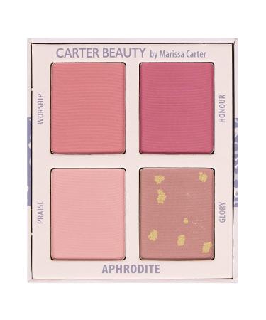 Carter Beauty Blusher Palette - Highly Pigmented 3 Matte & 1 Shimmer Shades - Cruelty-Free - Cool-Toned Aphrodite Palette - 0.48 Oz - Buy Online on GoSupps.com