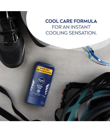 NIVEA Men Cool Kick Deodorant Stick | Men s Deodorant | 48H Deodorant for Odor and Sweat Protection | Suitable for all skin types | Dermatologically Tested 50 mL Stick Cool-Kick - Buy Online on GoSupps.com
