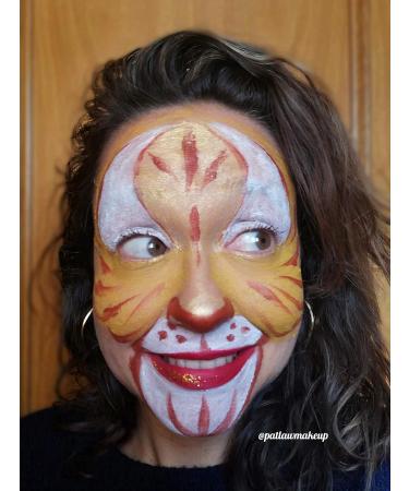 Natural Earth Paint Mini Face Paint Kit - Non-Toxic, Long Lasting, High Quality - 4 Vibrant Colors, Hypoallergenic for Halloween, Festivals - Buy Online on GoSupps.com