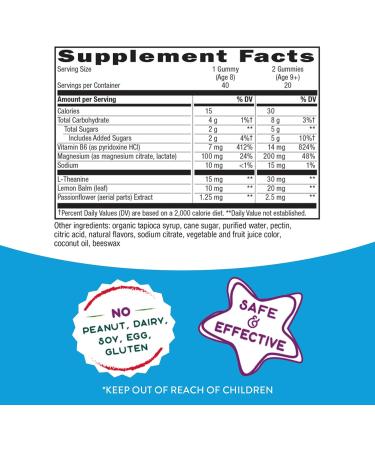Natureâ€™s Way Kids Cool Calm & Collected Gummies - Grape Flavor, Ages 8+, 40 Count - Buy Online on GoSupps.com