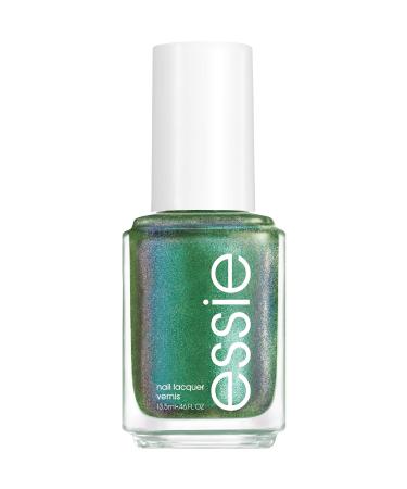 essie Nail Polish, Limited Edition Let It Ripple Collection, Deep Green Nail Color With A Shimmer Effect, tide of your life, 0.46 Fl Ounce