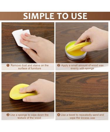 SEISSO Wood Polish Wax | Best Paste Wax for Wood Finish & Furniture Care | Cleaner Conditioner & Restorer for Cabinets Floors & Tables - Buy Online on GoSupps.com
