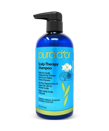 Pura D'or Scalp Therapy Shampoo 16 fl oz (473 ml)