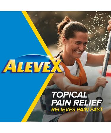 AleveX Pain Relieving Lotion Rollerball 2.5oz - Targeted Relief with Deep Pressure Massage Applicator - Buy Online on GoSupps.com