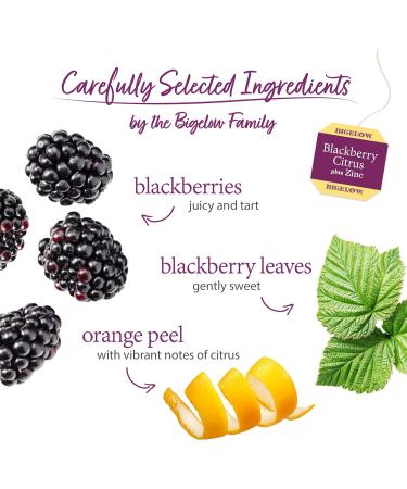 Bigelow Herbal Teas Blackberry Citrus plus Zinc - Buy Online on GoSupps.com