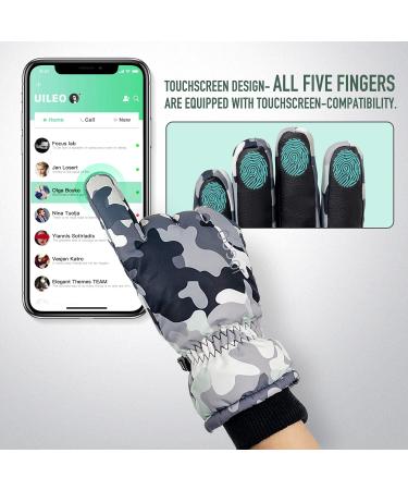 Jogoo Winter Snow Gloves for Men Women Outdoor Ski Gloves 3M Thinsulate Waterproof&Windproof Touchscreen Cold Weather Gloves Large - Buy Online on GoSupps.com