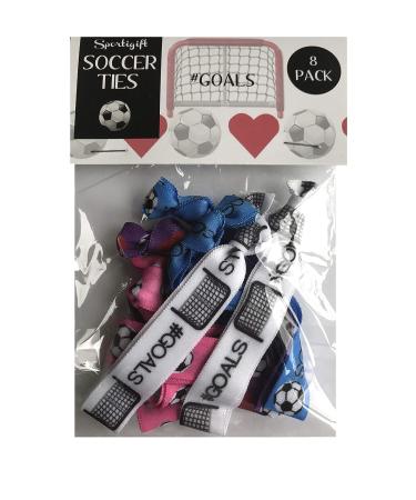 8 Piece Soccer Gift Hair Ties- Soccer Gifts for Boys  Girls  Women  Soccer Coach Gifts  Soccer Team Gifts  Soccer Accessories for Girls  Soccer Coach  Soccer Bracelet for Girls  Soccer Balls - Buy Online on GoSupps.com